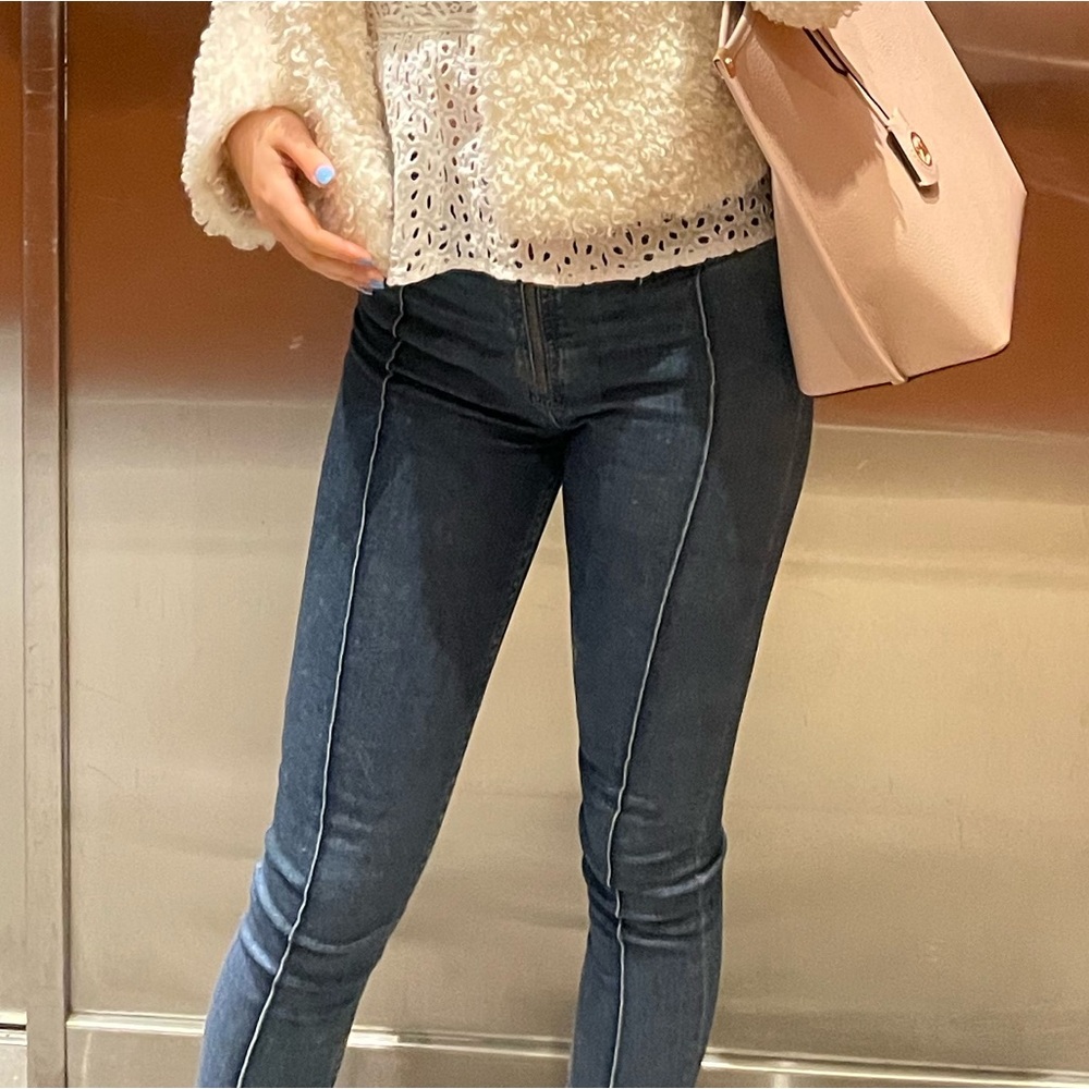 Sandro Paris blue skinny jeans